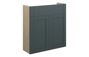 Abbi 600mm Slim Basin Unit - Matt Green Camo (Oak Cab)